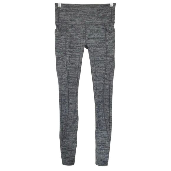 Athleta Pants - Athleta Womens Salutation Stash Pocket Tights Heathered Gray  Size S Activewear